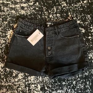 Missguided denim shorts